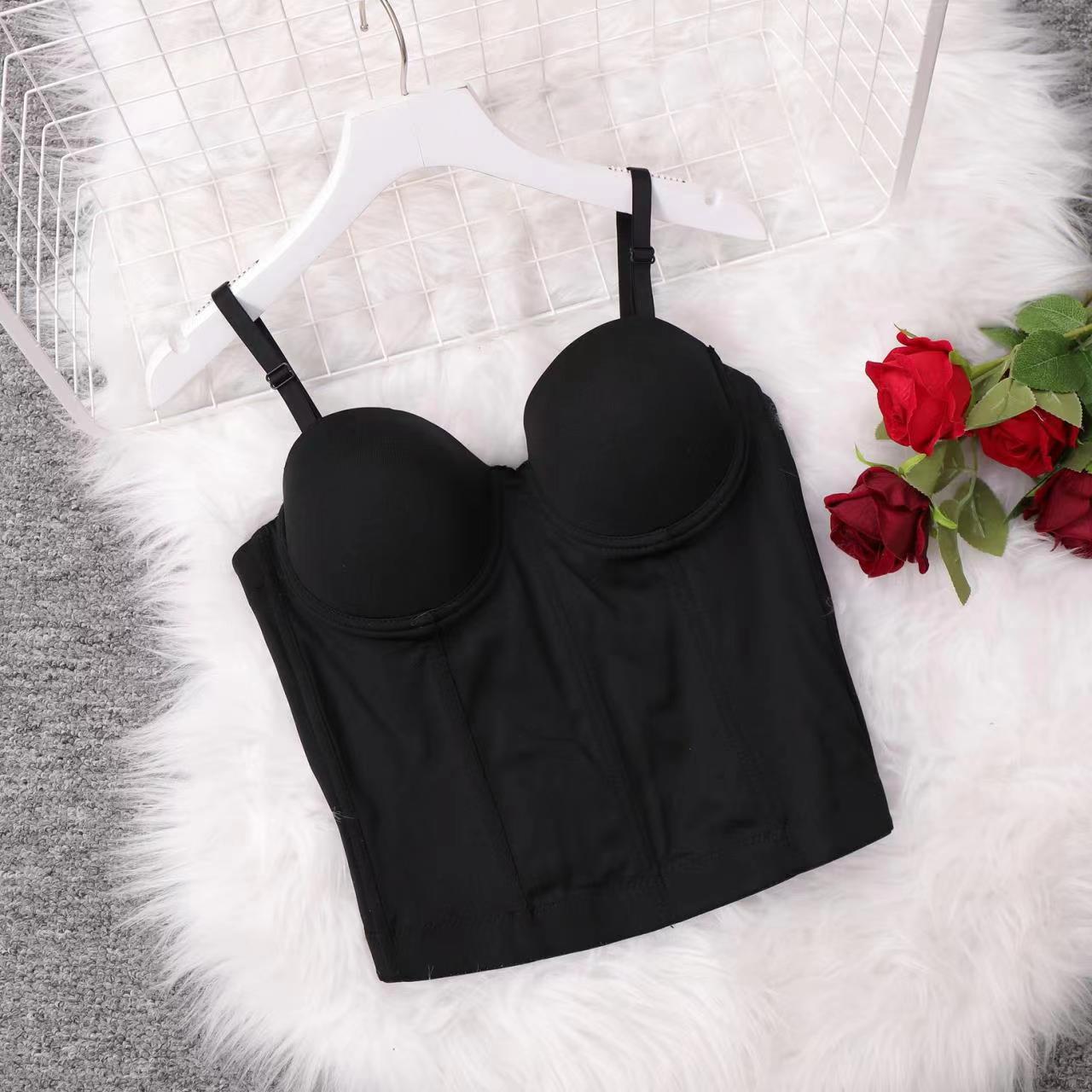 Fashion Sequined Bustier Women Bra Lingerie Blusa Summer Tops Corset Ladies Underbust Bralette Shirt Woman Clothes Shaper Faja - Executive Quality Store