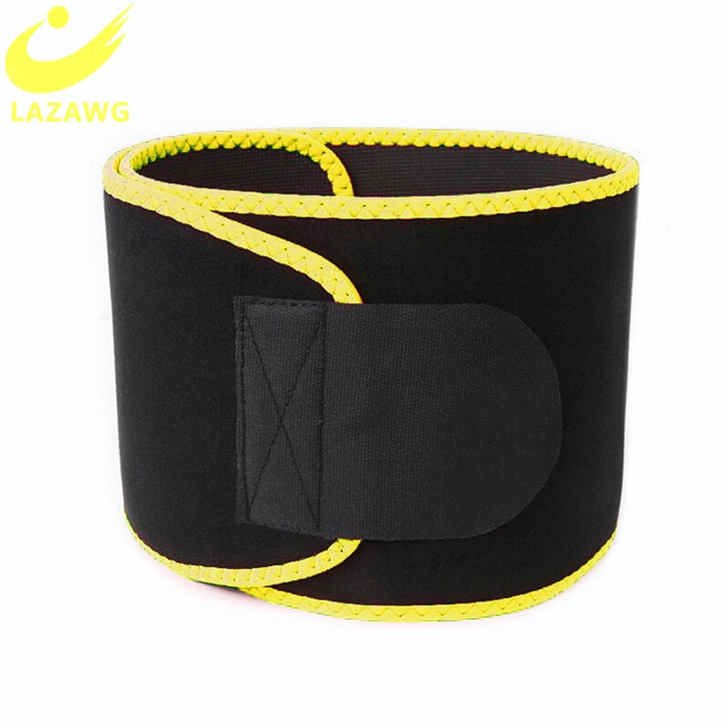 LAZAWG Men Waist Trainer Trimmer Sauna Sweat Belt Belly Corsets  Control Sport Burner Workout Weight Loss Slimming Body Shaper - Executive Quality Store