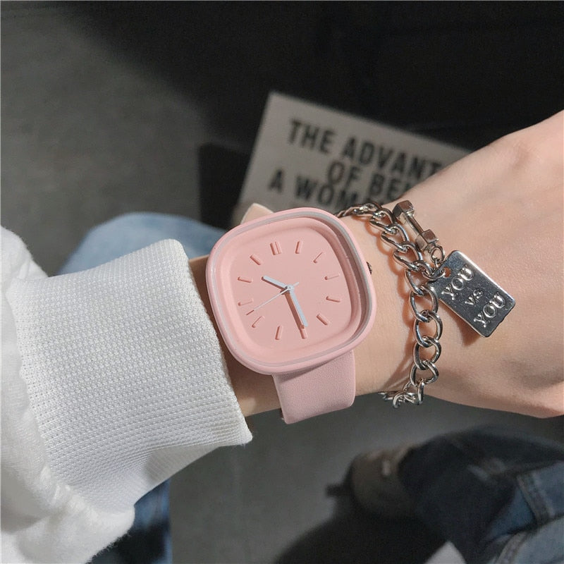 Women&#39;s Watches Brand Sport Style Fashion Ladies Watch Leather Watch Women Girls Female Quartz Wristwatches Montre Femme - Executive-Skincare