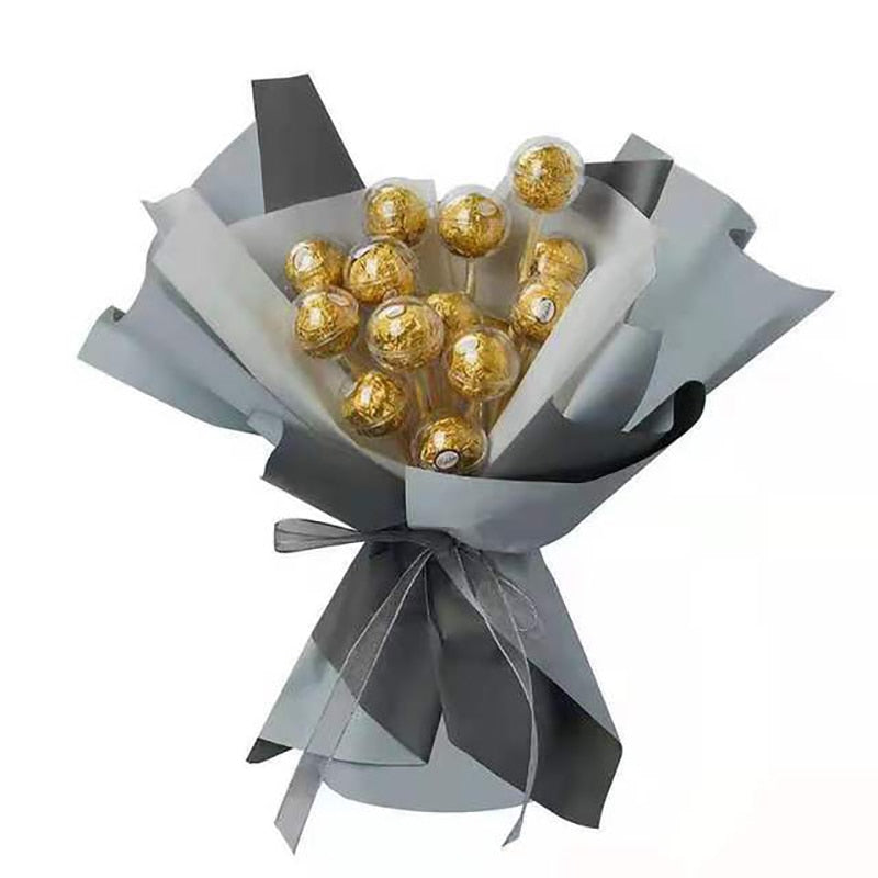 50Pcs Chocolate Truffle Liner Chocolate Wrapper Candy Packaging Holder Chocolate Ball Holder Case Valentines Day Gift Box - Executive-Skincare