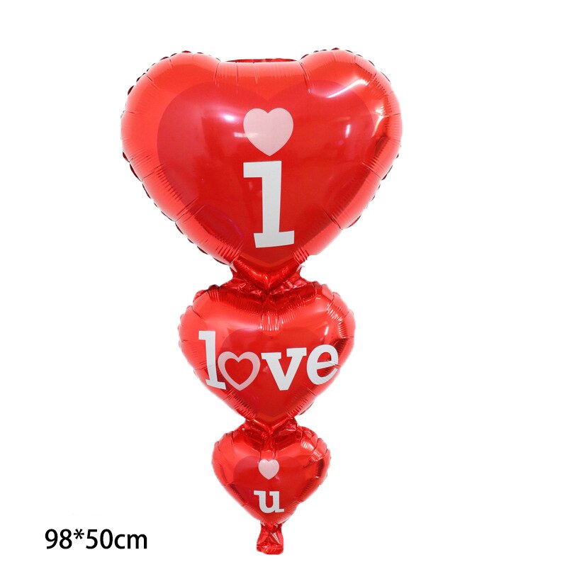 91*67cm Bear Balloon Aluminum Film Balloons Single Girl Wedding Baby Shower Decoration Birthday Valentine&#39;s Party Supplies - Executive-Skincare