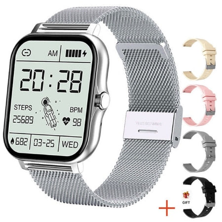 2022 Smart Watch Men Women Gift Sport Fitness Health Heart Rate Monitor Bluetooth Digital Smartwatch Wristwatch - Executive-Skincare