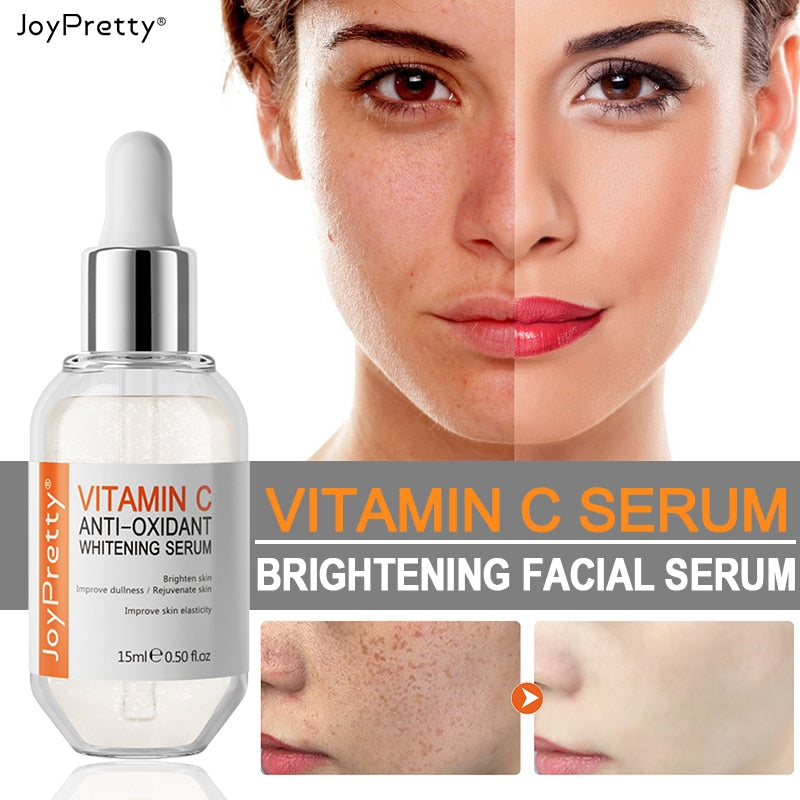 New Vitamin C Whitening Face Serum JoyPretty Hyaluronic Acid Facial Skin Spot Purifying Serum Dark Spot Remover Cosmetics - Executive-Skincare