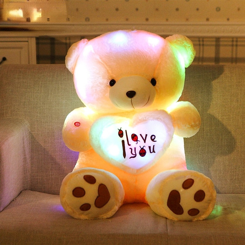 50/70/90 CM I Love You Teddy Bear Large Stuffed Plush Toy Holding LOVE Heart Soft Gift for Valentine Day Girls&#39; Birthday Gift - Executive-Skincare