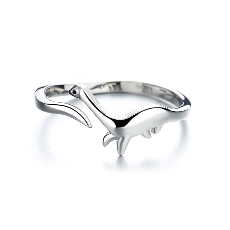 Dinosaur Ring for Women Brontosaurus Stegosaurus Rings Dinosaur Ring Adjustable Ring Gift - Executive-Skincare