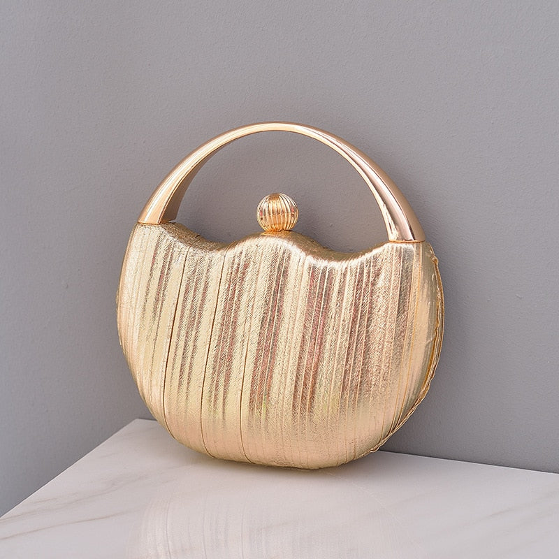 Wedding Clutch Bag Luxury Handbags For Women Elegant Round Shoulder Bag Female Small Party Evening Clutch Bag Purse Sac A Main - Executive-Skincare