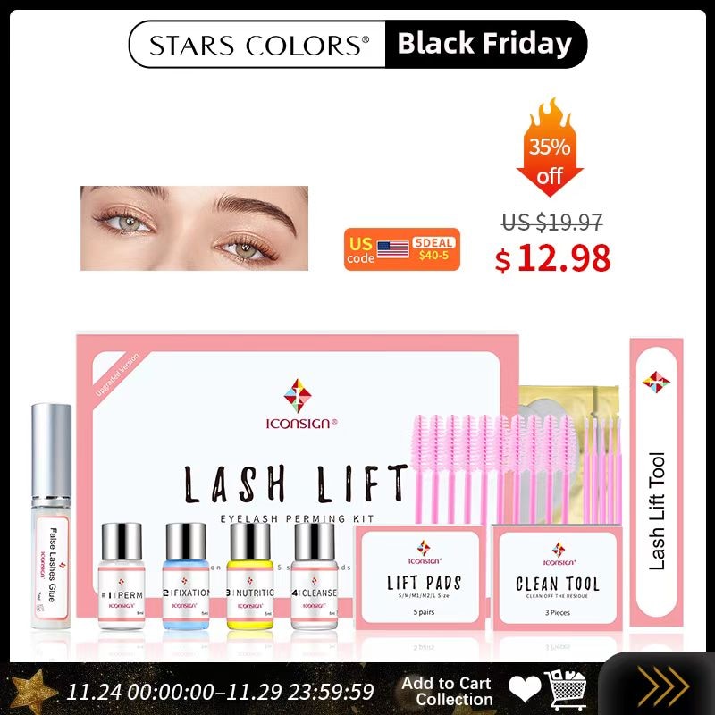 Dropshipping Upgraded Lash Lift Kit ICONSIGN Lifting Lashes Eyelash Enhancer Lash Perm Lash Curl Eye Makeup Tools Salon Home Use - Executive-Skincare