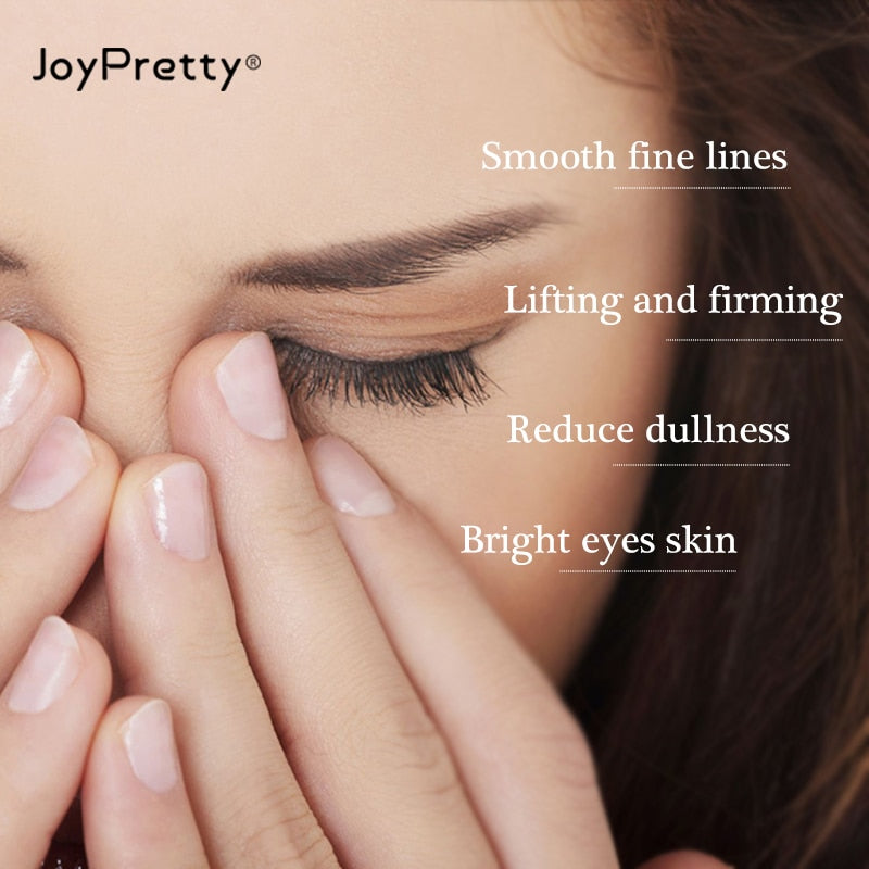 JoyPretty Anti Dark Circle Eye Cream Peptide Anti Wrinkle Anit Aging Remove Eye Bags Puffiness Skin Care Beauty Health - Executive-Skincare