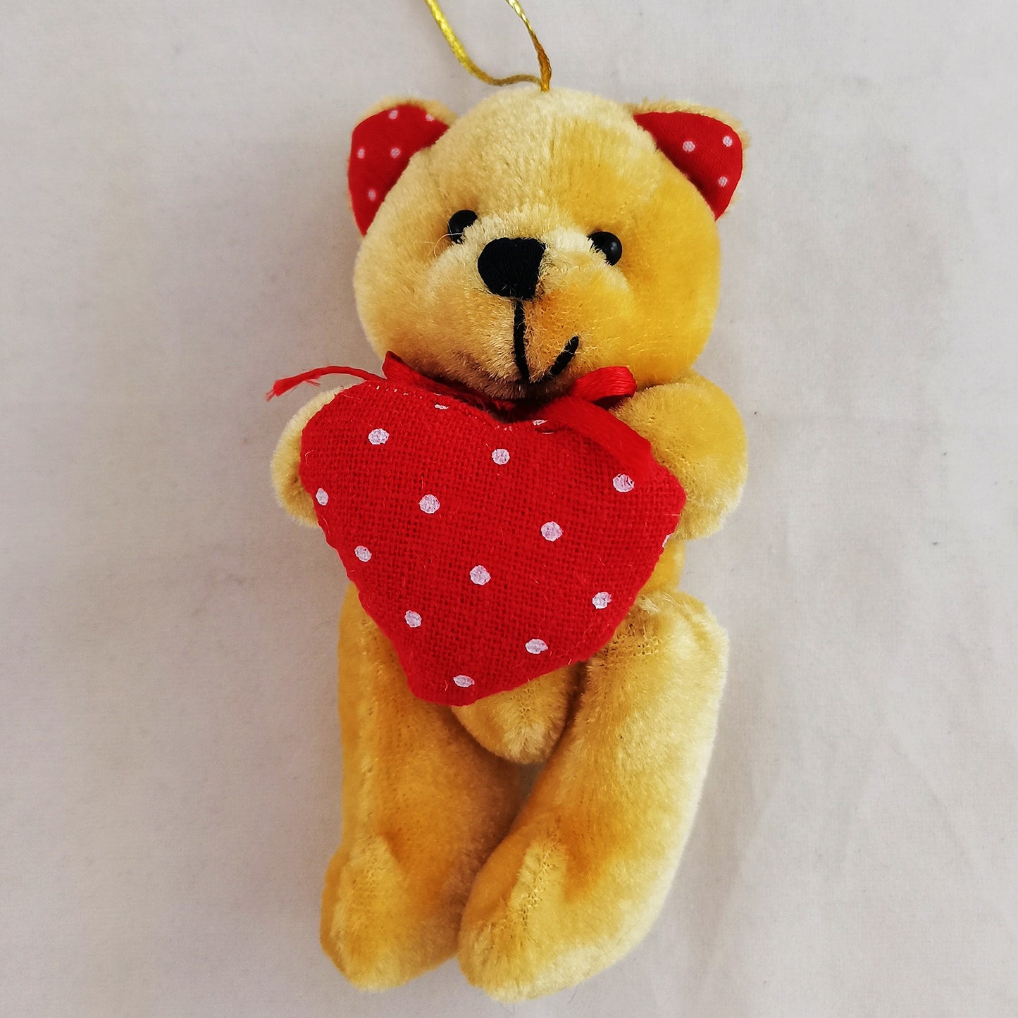 Small Plush Teddy Bear with Heart,Cute Stuffed Animal Toy for Girl Valentines Day,Lovely Gift for Kids,Adorable Toddler PLushies - Executive-Skincare