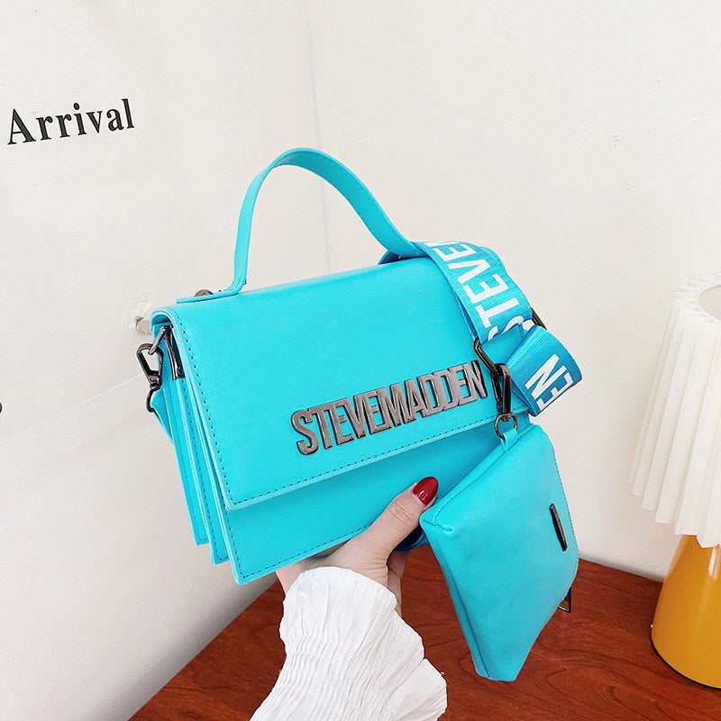 Fashion Simple and Versatile Leisure Package Solid Color Small Square Bag Lightweight Crossbody Bag Single Shoulder Handbag - Executive-Skincare