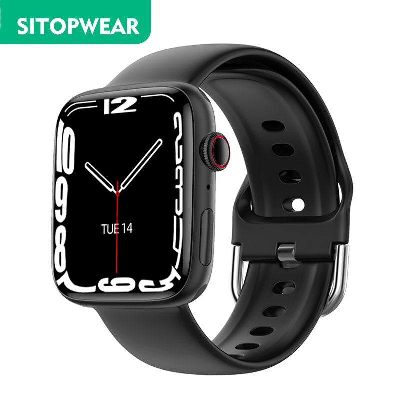 Men Women Smart Watch Bluetooth Calls Smartwatch Heart Rate Monitor Sport Fitness Bracelet Custom Watch Face Wireless Charging - Executive-Skincare