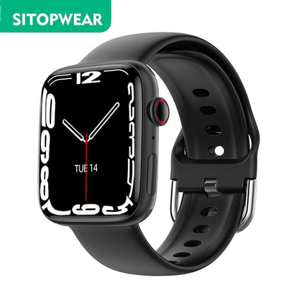 Men Women Smart Watch Bluetooth Calls Smartwatch Heart Rate Monitor Sport Fitness Bracelet Custom Watch Face Wireless Charging - Executive-Skincare