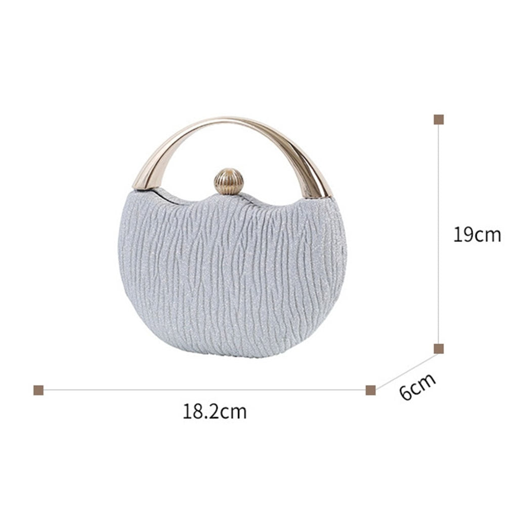 Wedding Clutch Bag Luxury Handbags For Women Elegant Round Shoulder Bag Female Small Party Evening Clutch Bag Purse Sac A Main - Executive-Skincare