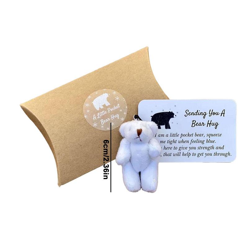 Pocket Hug Teddy Bear Plush Little Pocket Bear Hug Sending You A Bear Hug With Gift Card Pocket Hug Love Give Bear Hugs - Executive-Skincare