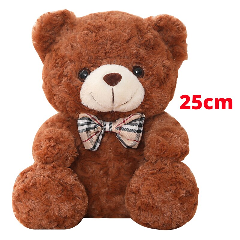 High Quality Cute Plush Teddy Bear Plush Pillow Lovely Bow-Knot Bears Plush Toys Stuffed Soft Animal Dolls Xmas Valentine&#39;s Gift - Executive-Skincare