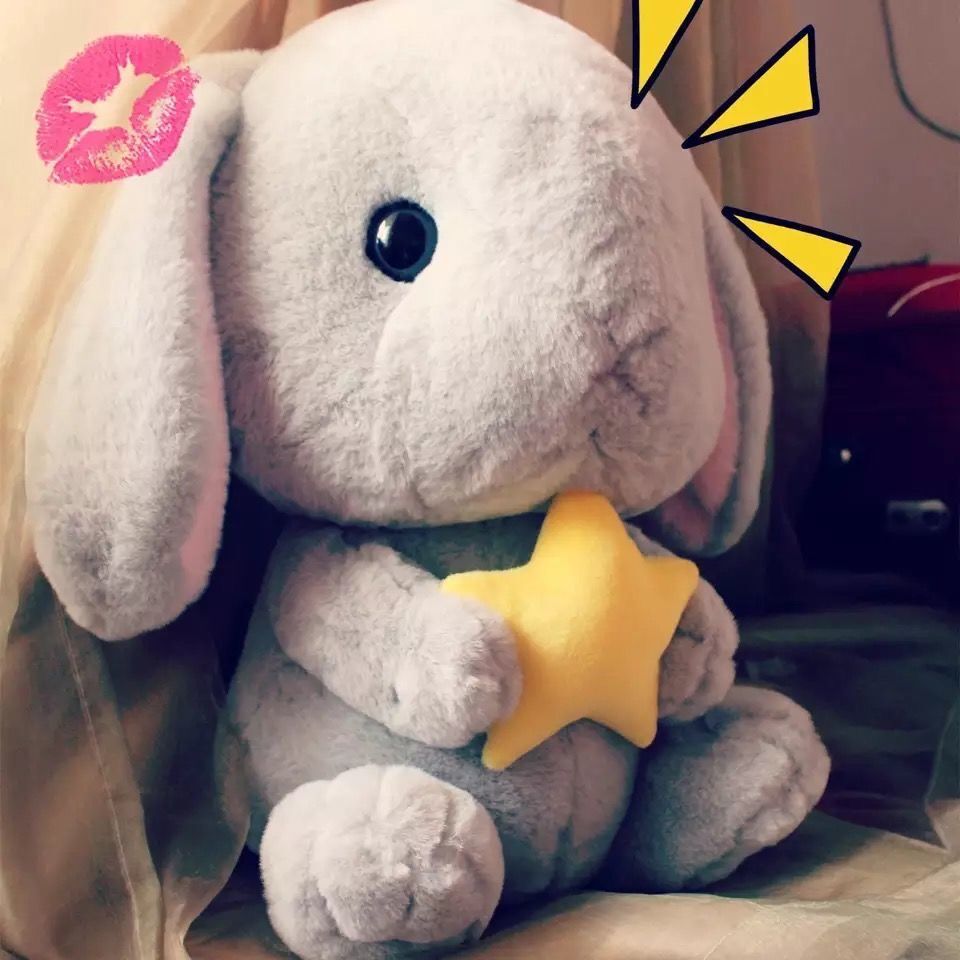 43cm Cute Stuffed Rabbit Plush Toy Soft Toys cushion Bunny Kid Pillow Doll Birthday Gifts for Children Baby Accompany Sleep Toy - Executive-Skincare