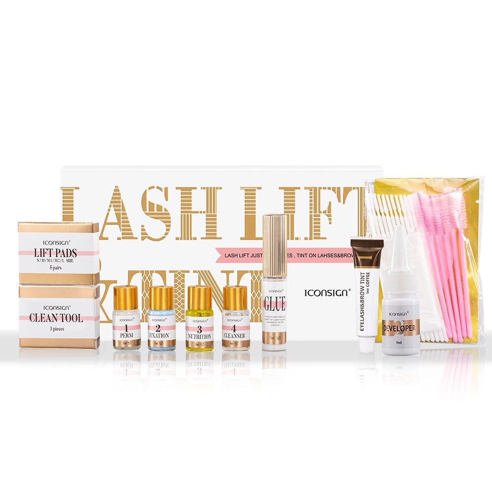 Dropshipping ICONSIGN Lash Lift Kit And Brow Dye Tint Kit Lifting Eyelashes Brow Lift Brow Dye Tint Lash Lifting Kit Eye Makeup - Executive-Skincare