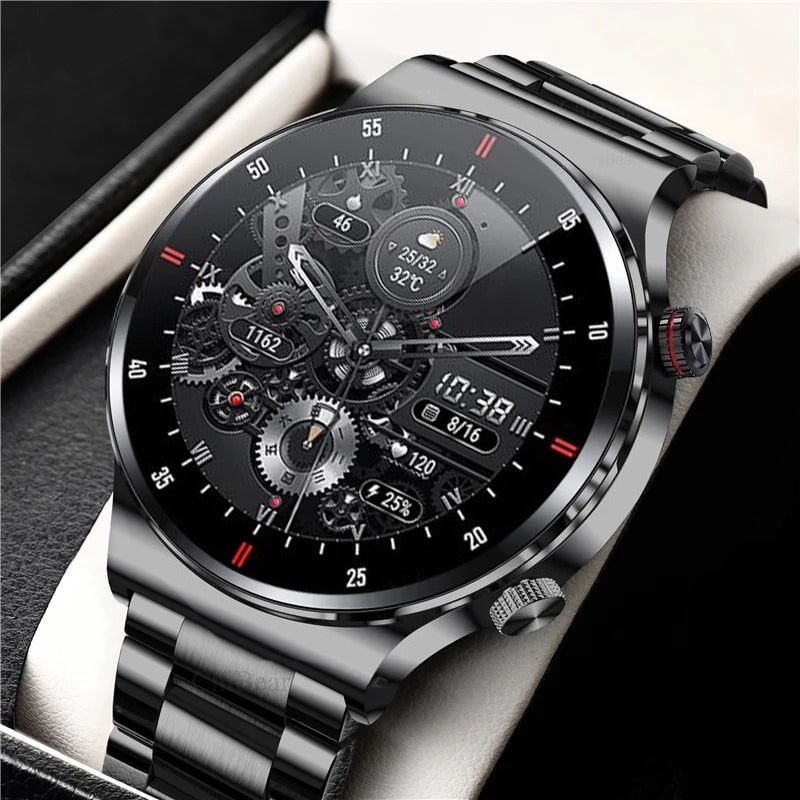 2022 New ECG Monitoring Smart Watch Men Bluetooth Call Fitness Tracker Multi-movement Waterproof Smartwatch Men For Huawei IOS - Executive-Skincare