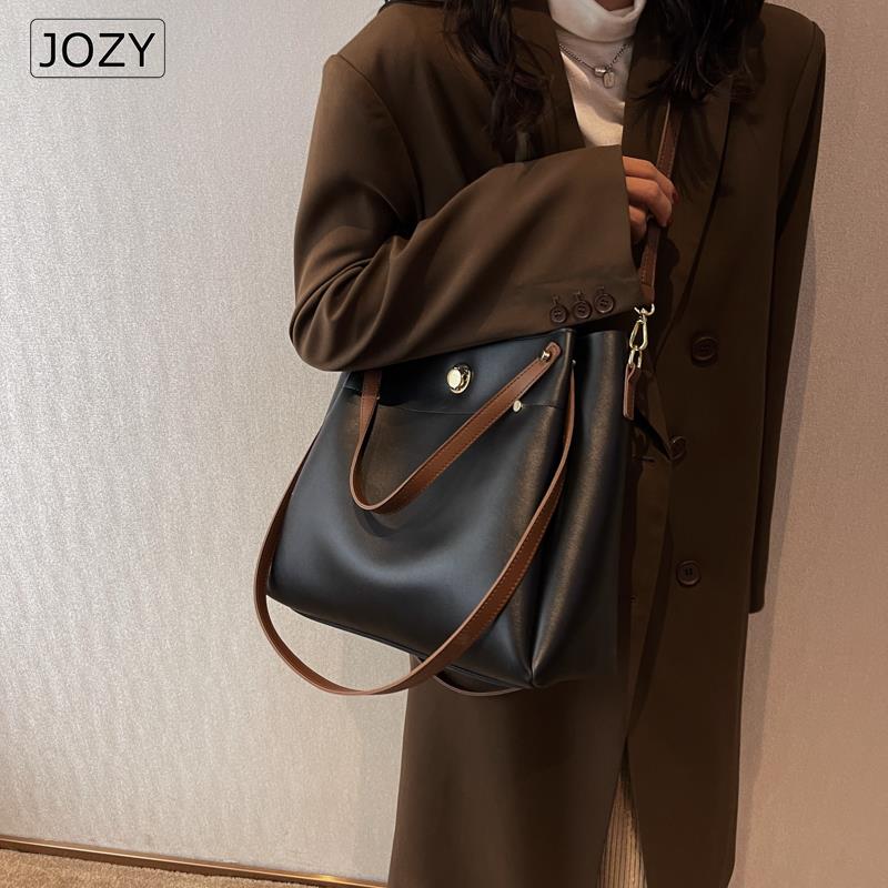 JOZY Totes Bags For Women 2022 Trend Fashion Design Leather Shoulder Side Bag Female New Crossbody Purse Luxury Ladies Shopping - Executive-Skincare