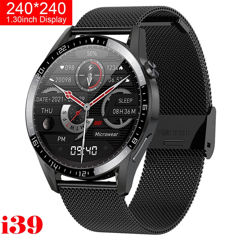 2022 Smart Watch Men Android GT3 1.5 inch Always Display Bluetooth Call IP68 Wateroproof Smartwatch for Men Huawei Xiaomi Iphone - Executive-Skincare