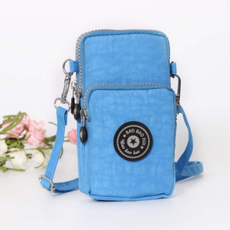 Small Shoulder Bags Nylon Women Mobile Phone Bags Mini Female Messenger Purse Lady Wallet New 2022 Female CrossBody Bag - Executive-Skincare