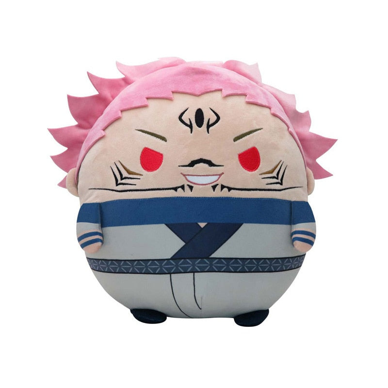 Jujutsu Kaisen Plush Toys Doll Cute Fat Type Yuji Gojo Kugisaki Megumi Nanami Sukuna Stuffed Toy Demon Slayer Pendant Gifts 10cm - Executive-Skincare