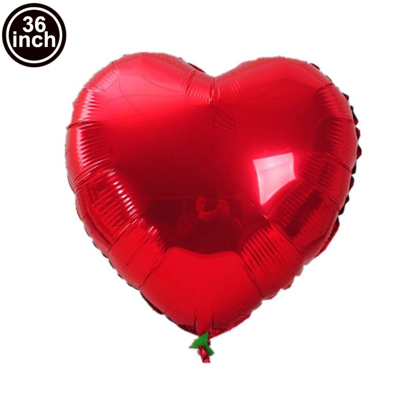 Big Red Heart Balloons Love Bear Balloons Romantic Decorations Teddy Bear Balloons Valentines Balloons Wedding Party Decortion - Executive-Skincare