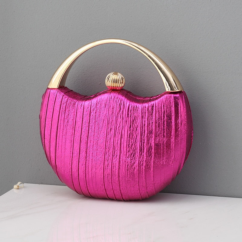 Wedding Clutch Bag Luxury Handbags For Women Elegant Round Shoulder Bag Female Small Party Evening Clutch Bag Purse Sac A Main - Executive-Skincare