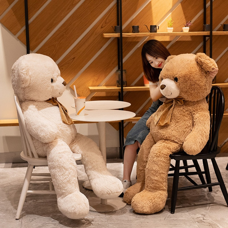 1pc High Quality Giant American Bear Plush Doll Soft Stuffed Animal Teddy Bear Plush Toys Girls Valentine Lover Birthday Gift - Executive-Skincare