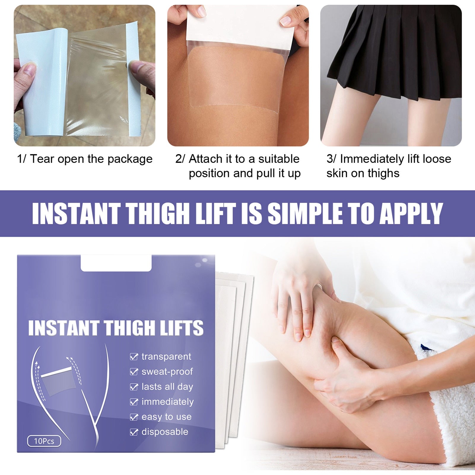 Body Tape Comfortable Push Up Tape For Lifting Tightening Or Shaping Skin Of Stomach Thigh And Tummy Sticky Useful Skin Thigh - Executive-Skincare