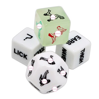 Glow In Dark Erotic Love Dice Toys Adult Couple Lovers Party Fun Games Aid Sex Toy Valentines Day Gift for Boyfriend Girlfriend - Executive-Skincare