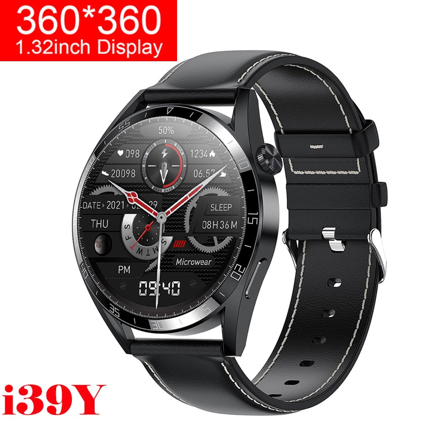 2022 Smart Watch Men Android GT3 1.5 inch Always Display Bluetooth Call IP68 Wateroproof Smartwatch for Men Huawei Xiaomi Iphone - Executive-Skincare