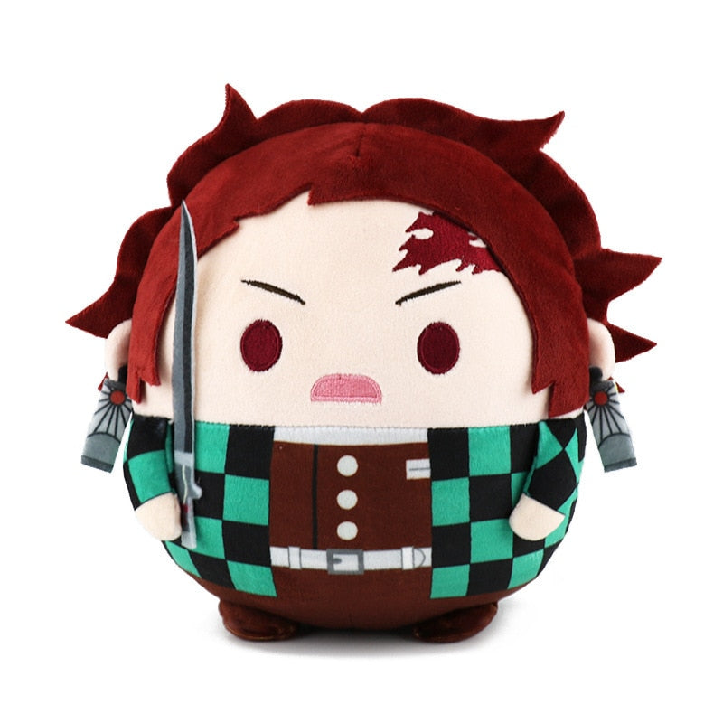 Jujutsu Kaisen Plush Toys Doll Cute Fat Type Yuji Gojo Kugisaki Megumi Nanami Sukuna Stuffed Toy Demon Slayer Pendant Gifts 10cm - Executive-Skincare