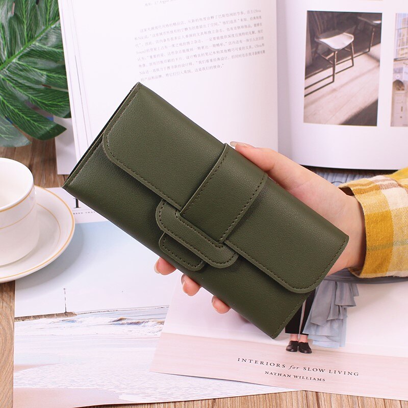 2022 Long Women Wallets Free Name Customized Lady’s New Fashion Quality PU Female Wallet Photo Holder Card Holder Women&#39;s Purse - Executive-Skincare