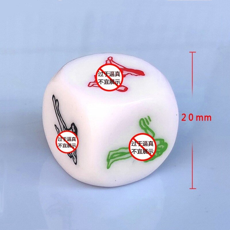 Glow In Dark Erotic Love Dice Toys Adult Couple Lovers Party Fun Games Aid Sex Toy Valentines Day Gift for Boyfriend Girlfriend - Executive-Skincare