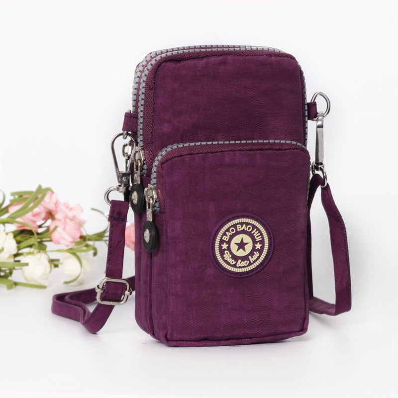 Small Shoulder Bags Nylon Women Mobile Phone Bags Mini Female Messenger Purse Lady Wallet New 2022 Female CrossBody Bag - Executive-Skincare