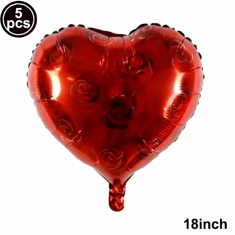 Big Red Heart Balloons Love Bear Balloons Romantic Decorations Teddy Bear Balloons Valentines Balloons Wedding Party Decortion - Executive-Skincare