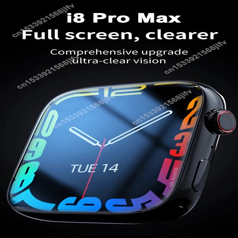 New in Original I8 Pro Max Smart Watch 2022 Men Women SmartWatch More 20 Dials Phone Call Heart Rate Sleep Waterproof SmartWatch - Executive-Skincare