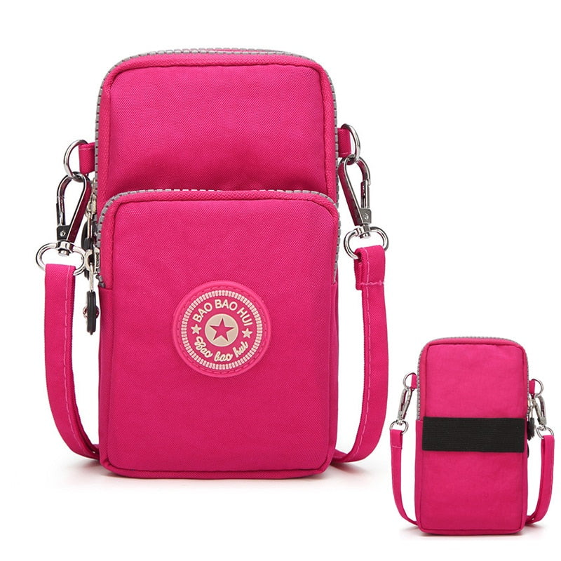 Small Shoulder Bags Nylon Women Mobile Phone Bags Mini Female Messenger Purse Lady Wallet New 2022 Female CrossBody Bag - Executive-Skincare