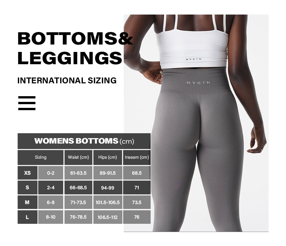 NVGTN Solid Seamless Leggings Women Soft Workout Tights Fitness Outfits Yoga Pants High Waisted Gym Wear  Lycra Spandex Leggings - Executive Quality Store