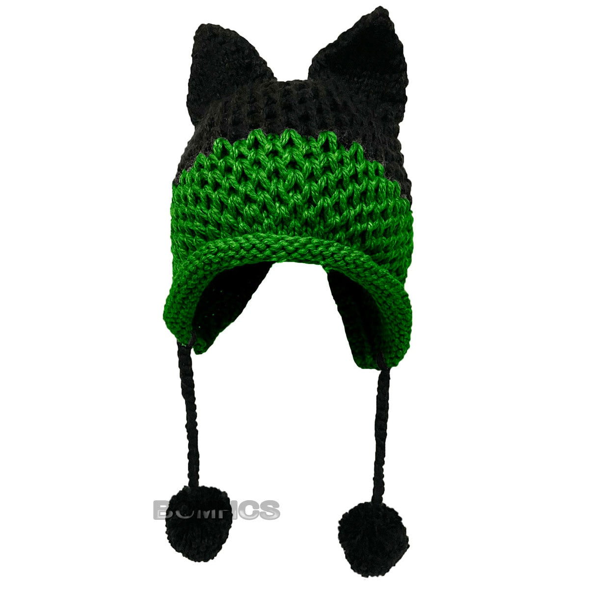 BomHCS Cute Fox Ears Beanie Winter Warm 100% Handmade Knit Hat - Executive-Skincare