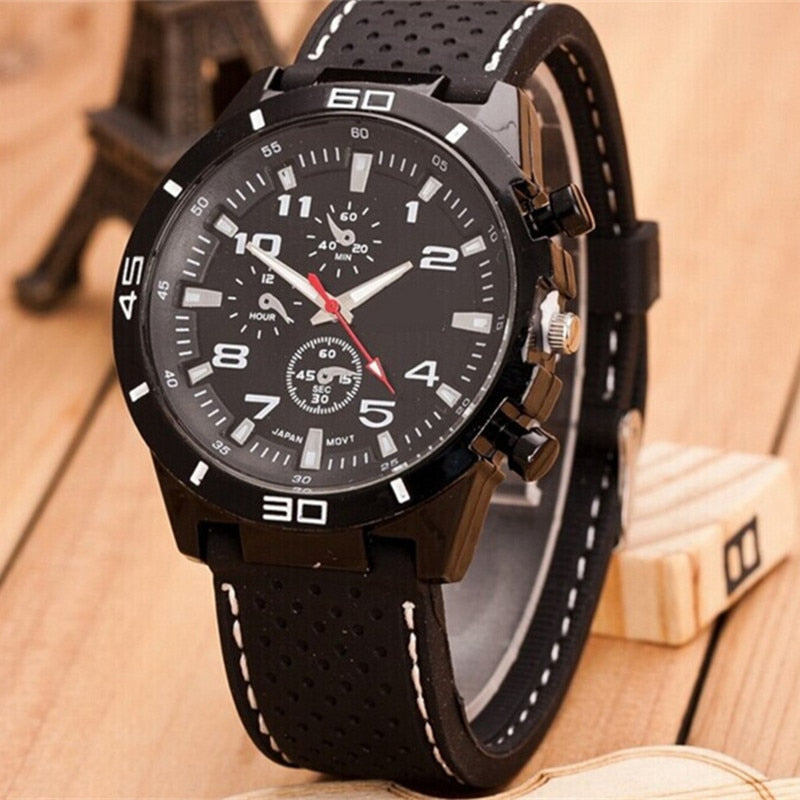 Fashion Date Quartz Men Watches Top Brand Luxury Male Clock Chronograph Sport Mens Wrist Watch Hodinky Relogio Masculino - Executive-Skincare