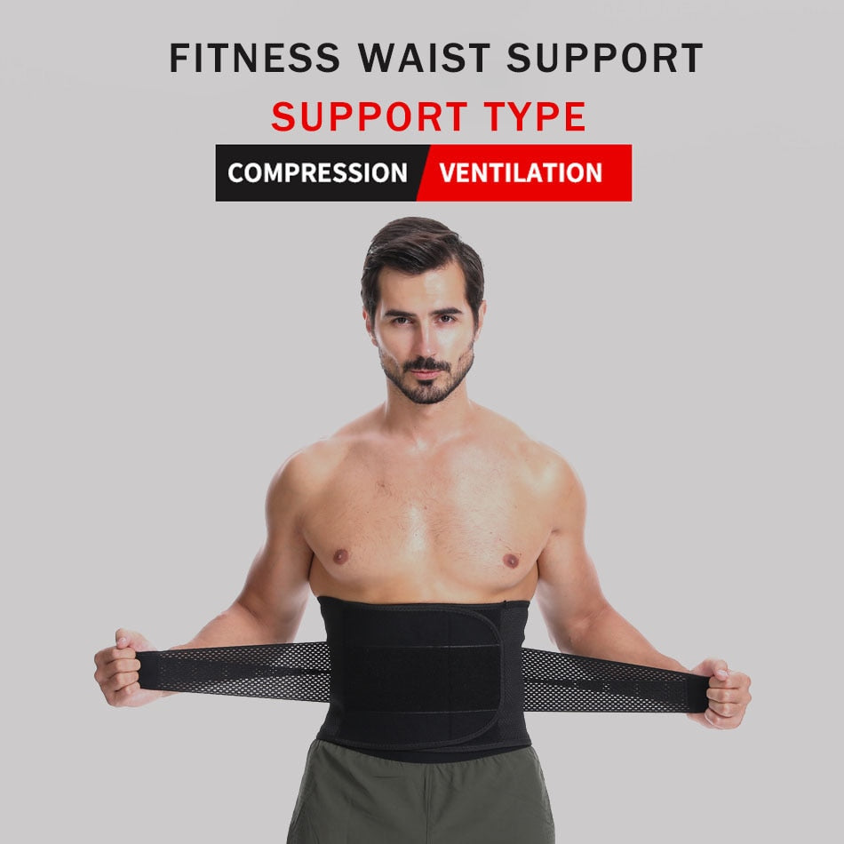 Worthdefence Orthopedic Corset Back Support Gym Fitness Weightlifting Belt Waist Belts Squats Dumbbell Lumbar Brace Protector - Executive Quality Store