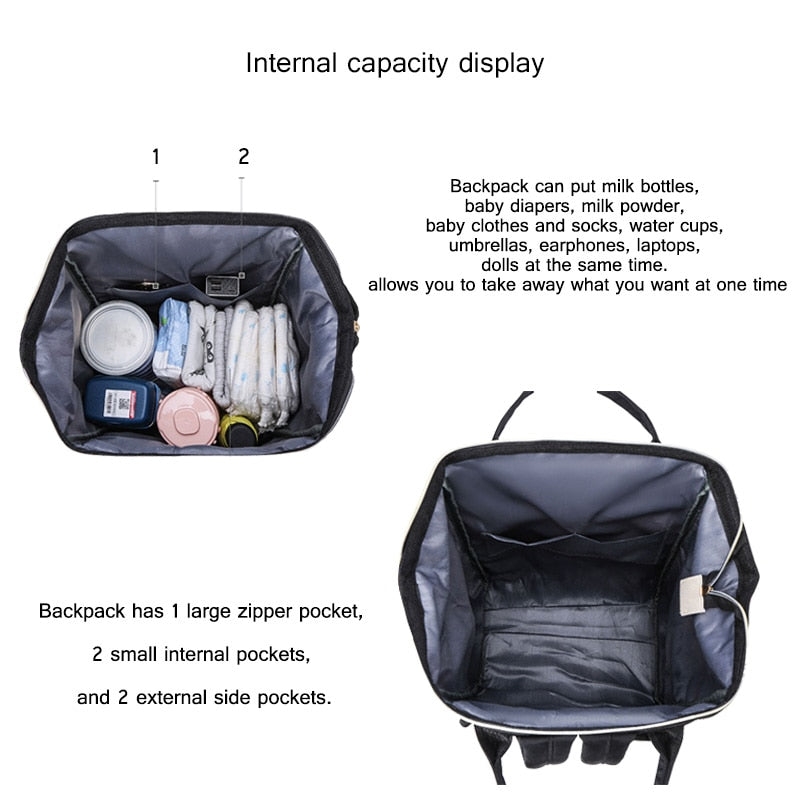 Nylon Women Backpack Ladies Shoulder Backpacks Large Capacity Mommy Baby Nursing Bags Fashion Female Business Laptop Backpack - Executive-Skincare