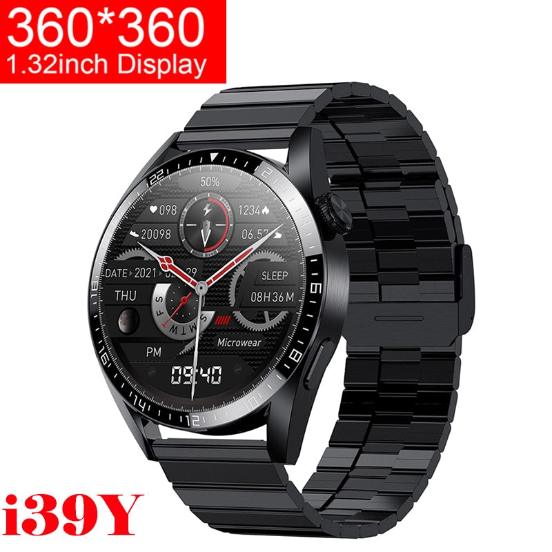 2022 Smart Watch Men Android GT3 1.5 inch Always Display Bluetooth Call IP68 Wateroproof Smartwatch for Men Huawei Xiaomi Iphone - Executive-Skincare