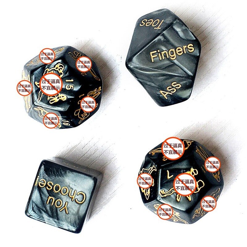 Glow In Dark Erotic Love Dice Toys Adult Couple Lovers Party Fun Games Aid Sex Toy Valentines Day Gift for Boyfriend Girlfriend - Executive-Skincare