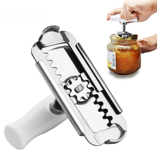 Adjustable Jar Opener Stainless Steel Lids off Jar Opener Bottle Opener Kitchen Accessories Can Opener for 3-9.5CM - Executive Quality Store