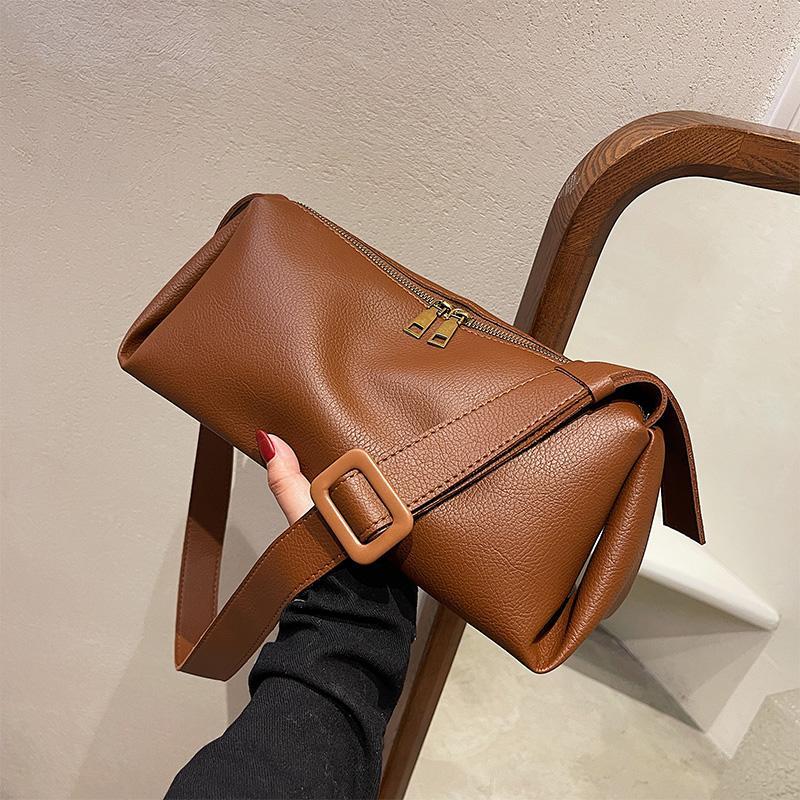 Fashion Design Women&#39;s Shoulder Crossbody Bags Vintage Pu Black Ladies Bag Female Girls Clutch Purse Handbags for Women E777 - Executive-Skincare