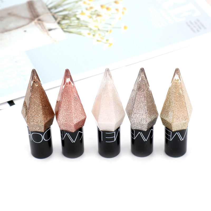 Shiny Eye Liners Pigment Silver Rose Gold Color Liquid Glitter eyeshadow Professional Eyeliner Beauty Cosmetics Makeup for Women - Executive-Skincare