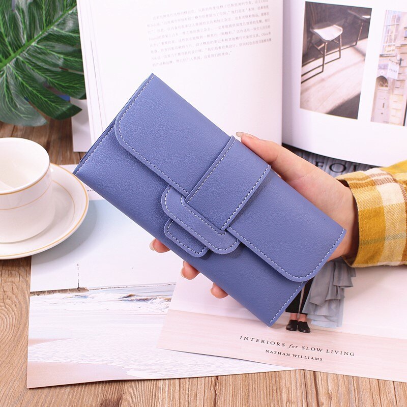 2022 Long Women Wallets Free Name Customized Lady’s New Fashion Quality PU Female Wallet Photo Holder Card Holder Women&#39;s Purse - Executive-Skincare